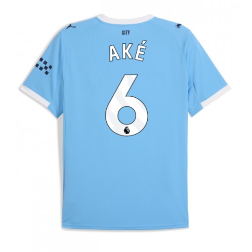 Manchester City Nathan Ake #6 Prima Maglia 2025-26 Manica Corta